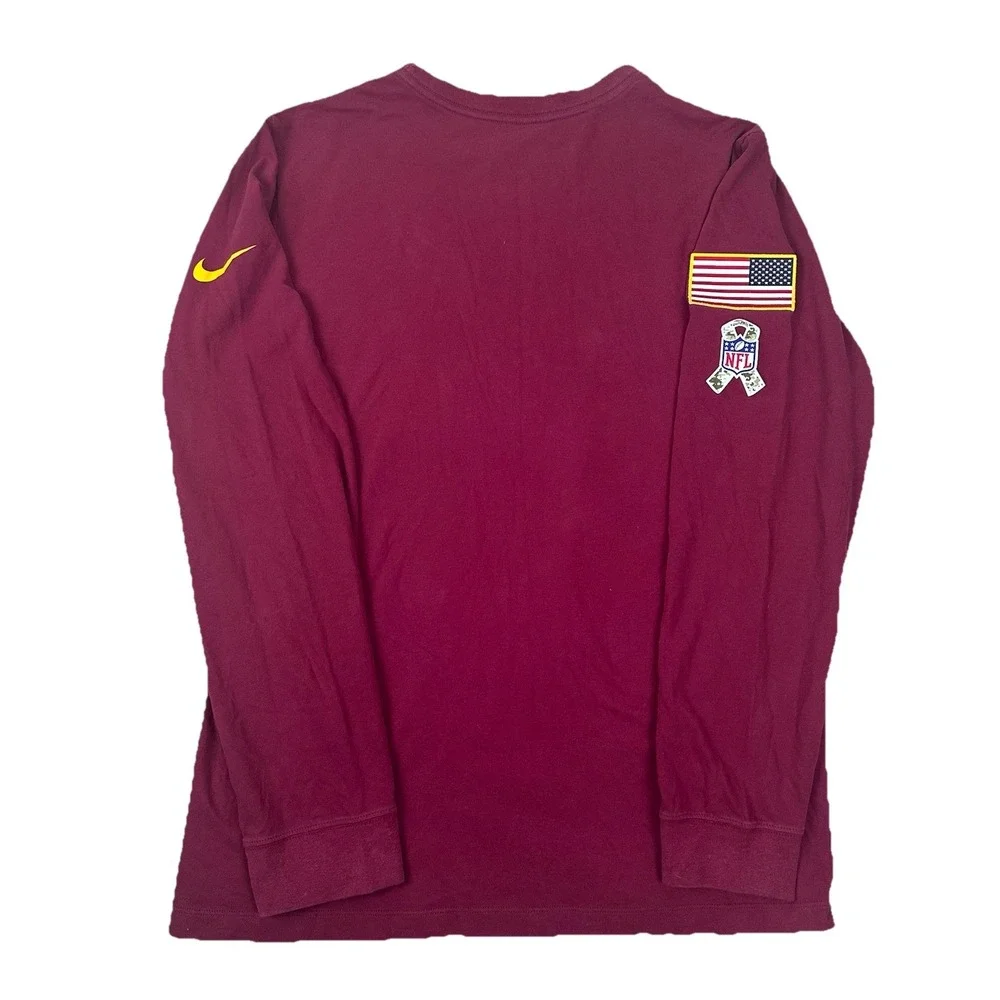 Nike NFL On-Field Washington Team L Dri-Fit Long Sleeve Heritage‎ Logo 2010s USA
